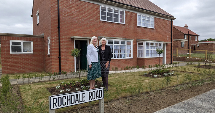 Linda Gilmore and Brenda O’Neill’s childhood home won a public vote to be copied after being nominated on behalf of their mother Esther Gibbon.